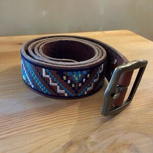 Lucky Brand Embroidered Belt | size L